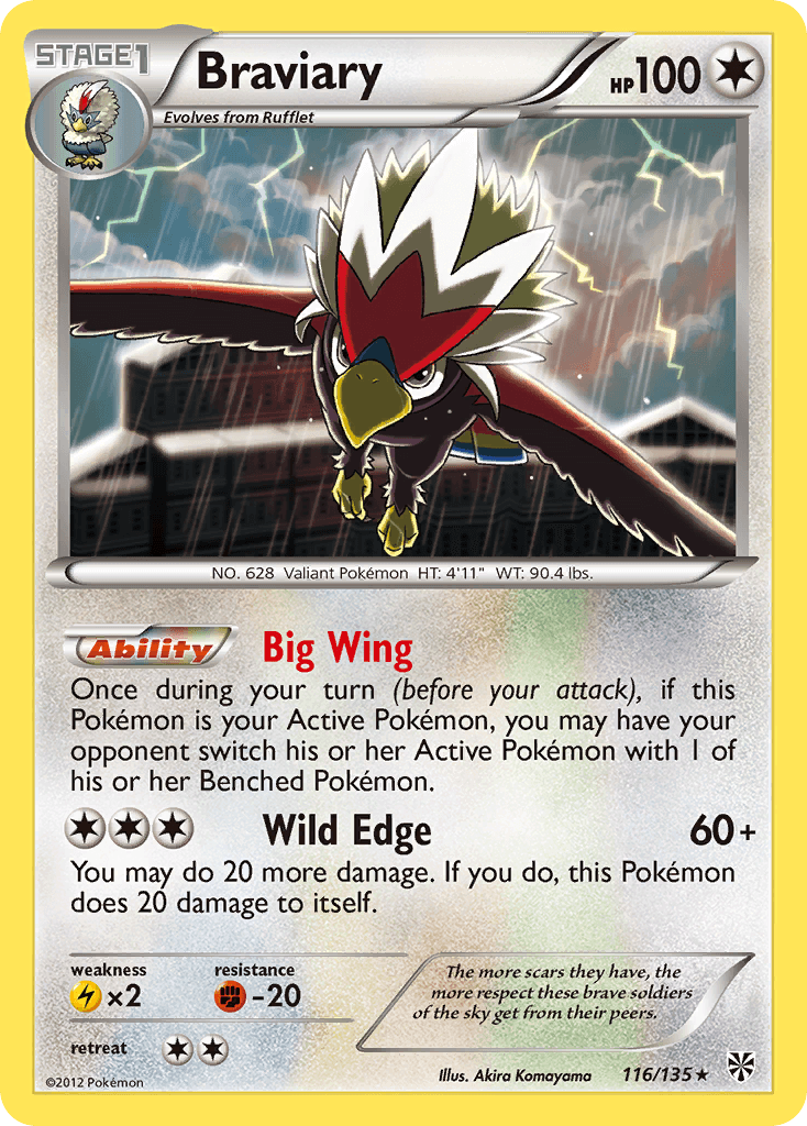 Braviary Plasma Storm card