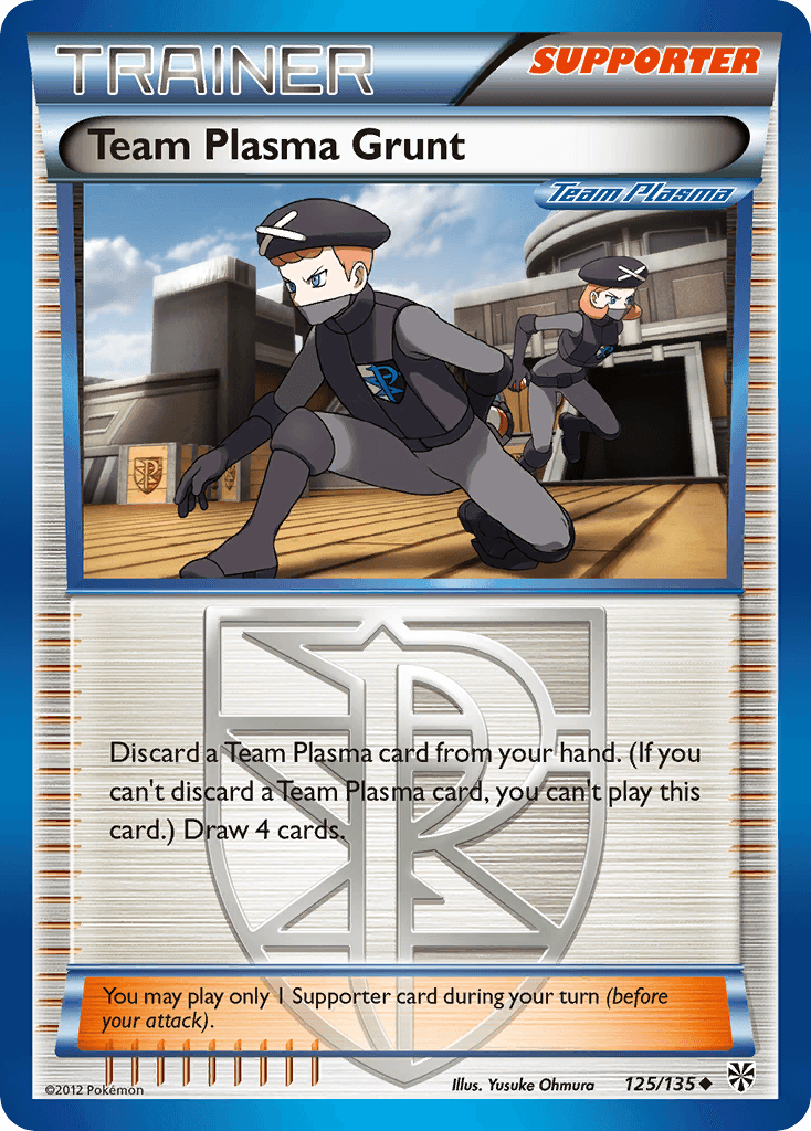 Team Plasma Grunt Plasma Storm card