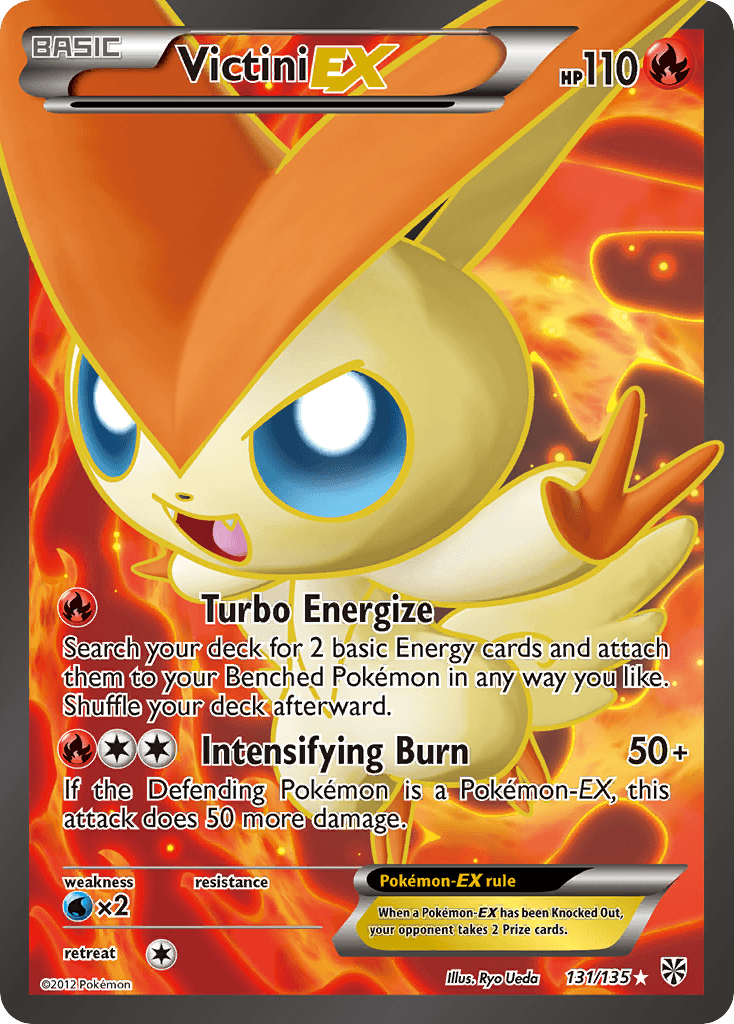 Victini-EX Plasma Storm card