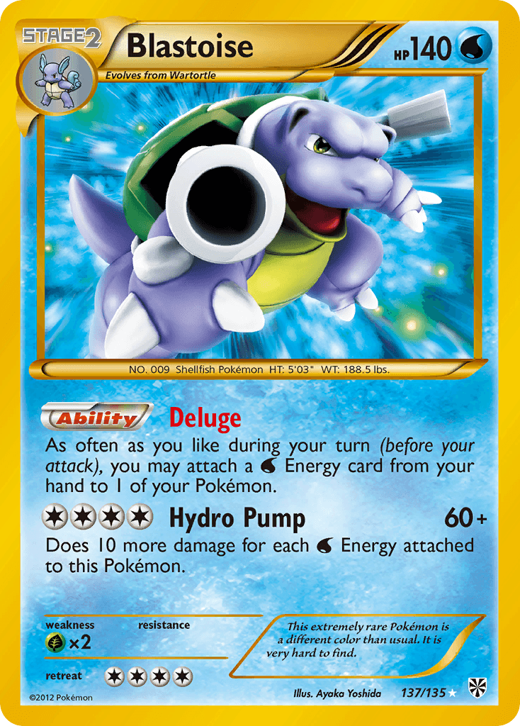 Blastoise Plasma Storm card
