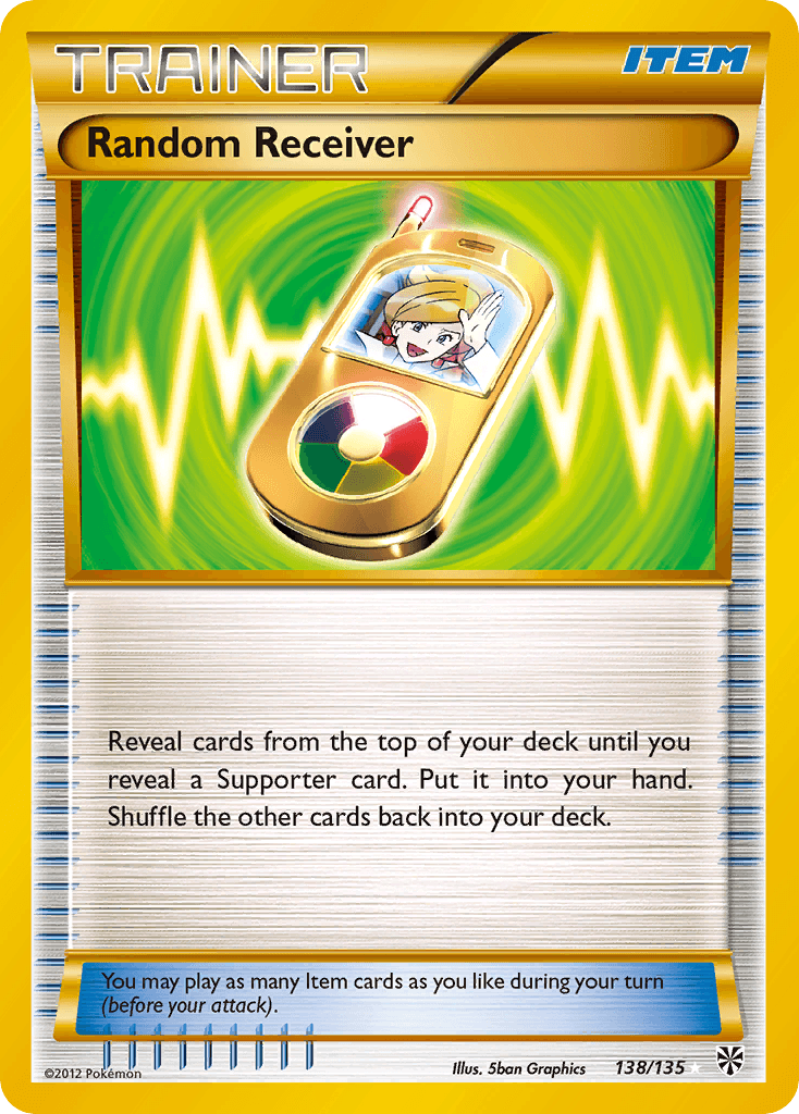 Random Receiver Plasma Storm card