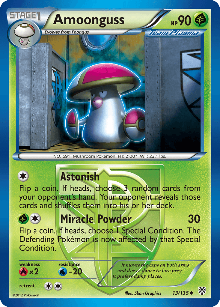 Amoonguss Plasma Storm card