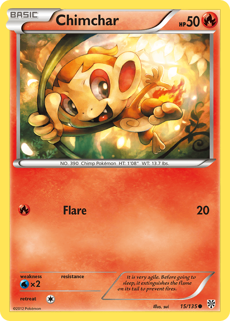 Chimchar Plasma Storm card