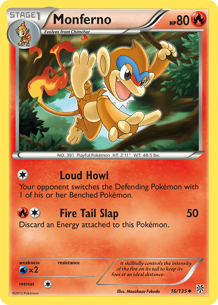 Monferno Plasma Storm card