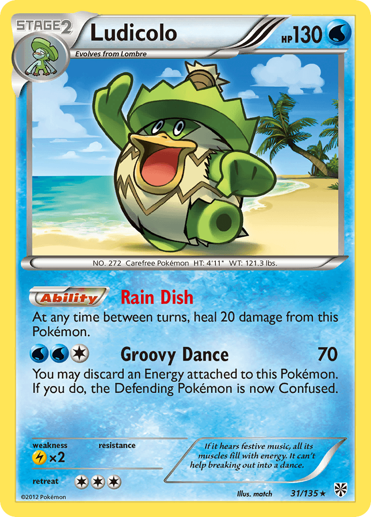Ludicolo Plasma Storm card