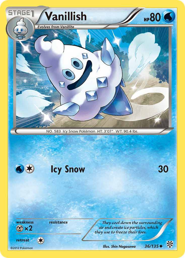Vanillish Plasma Storm card