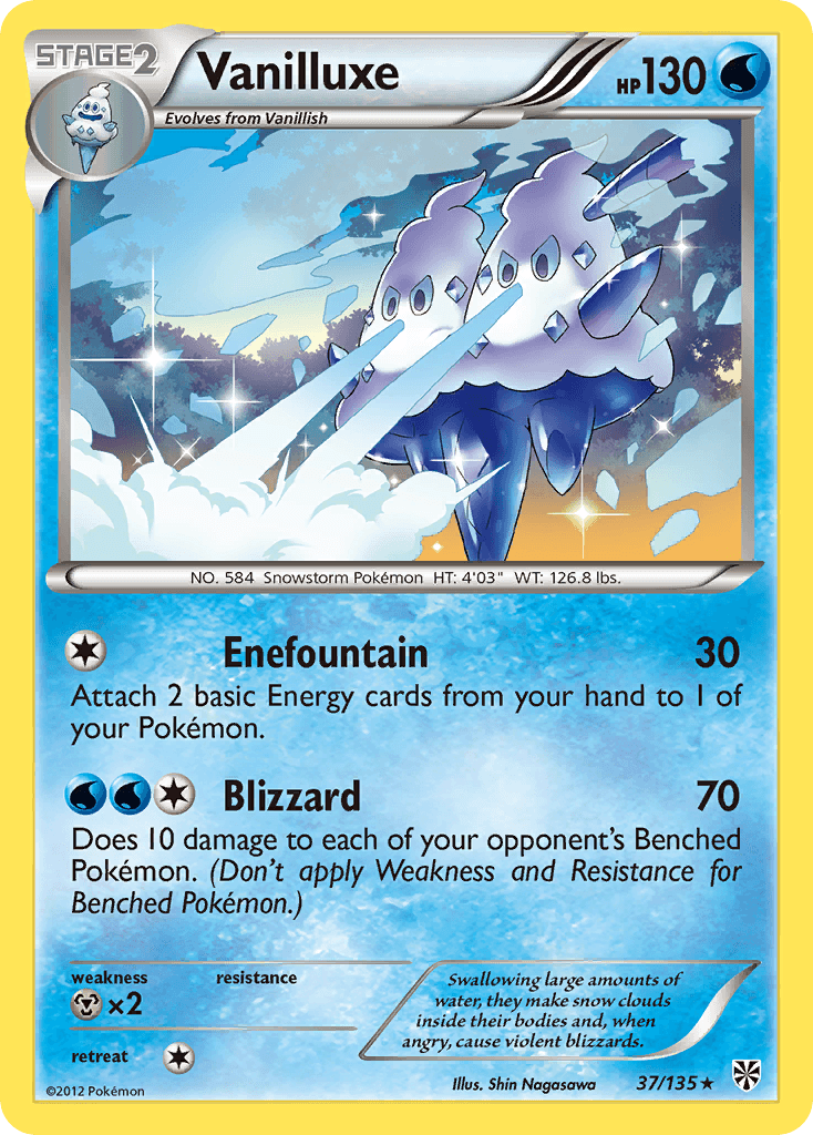 Vanilluxe Plasma Storm card