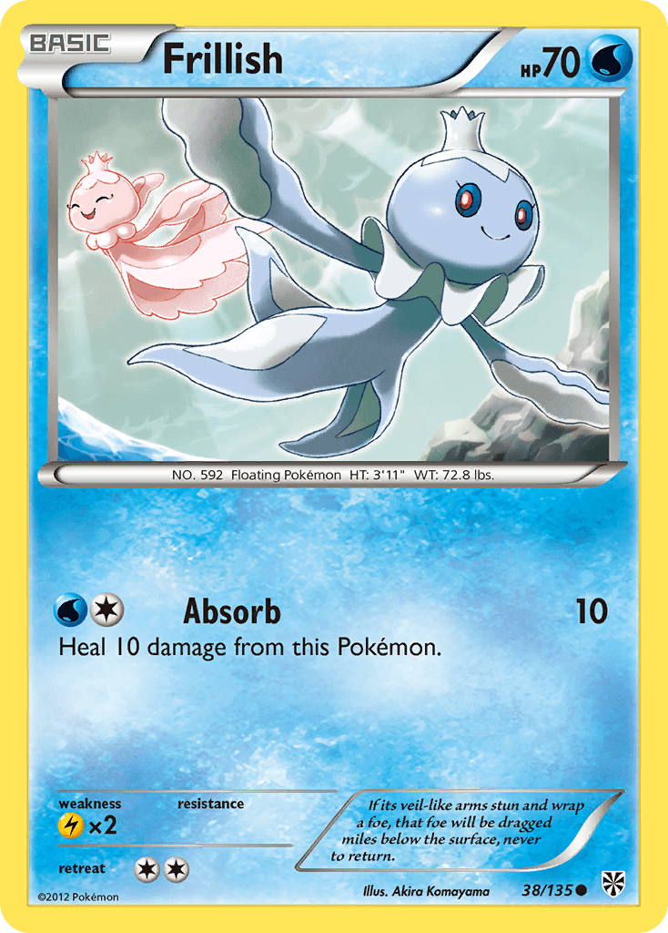 Frillish 宝可梦 card
