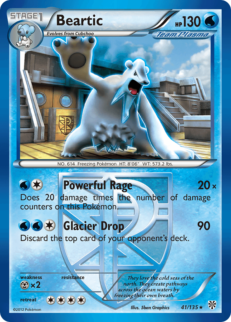 Beartic Plasma Storm card
