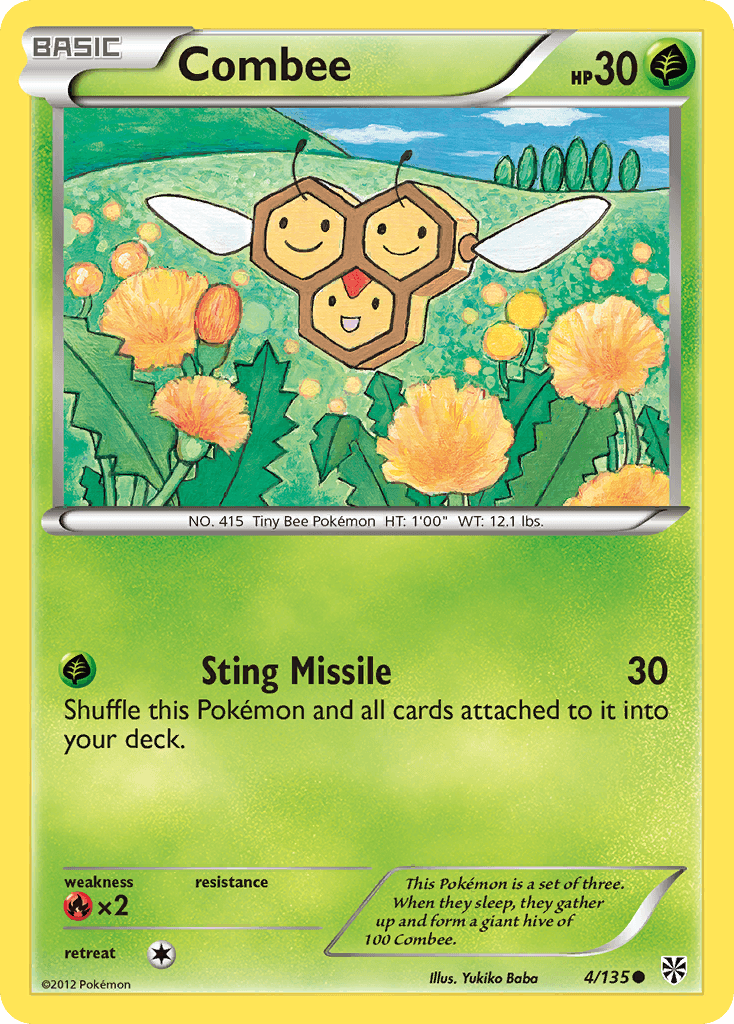 Combee Plasma Storm card