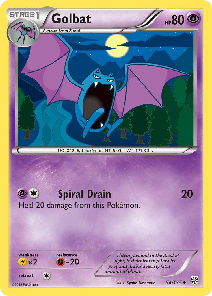 Golbat Plasma Storm card