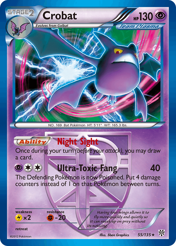 Crobat Plasma Storm card