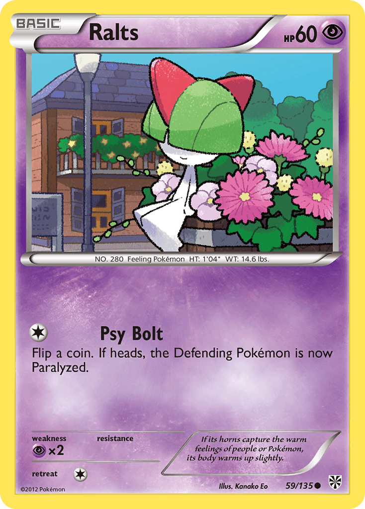 Ralts Plasma Storm card