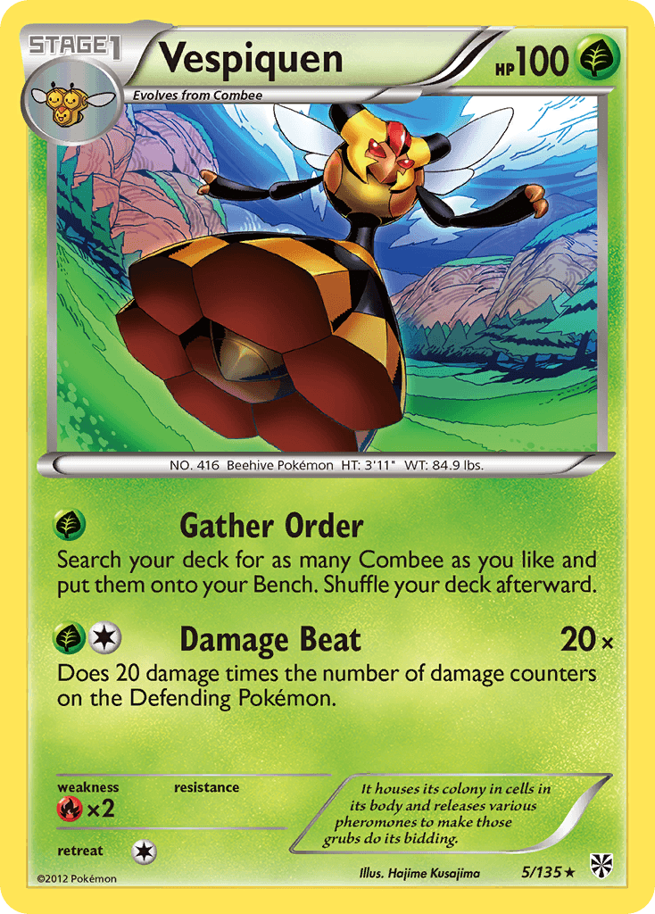 Vespiquen Plasma Storm card