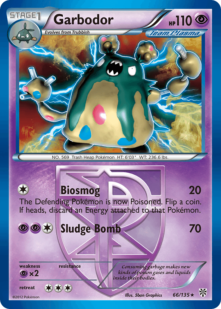 Garbodor Plasma Storm card