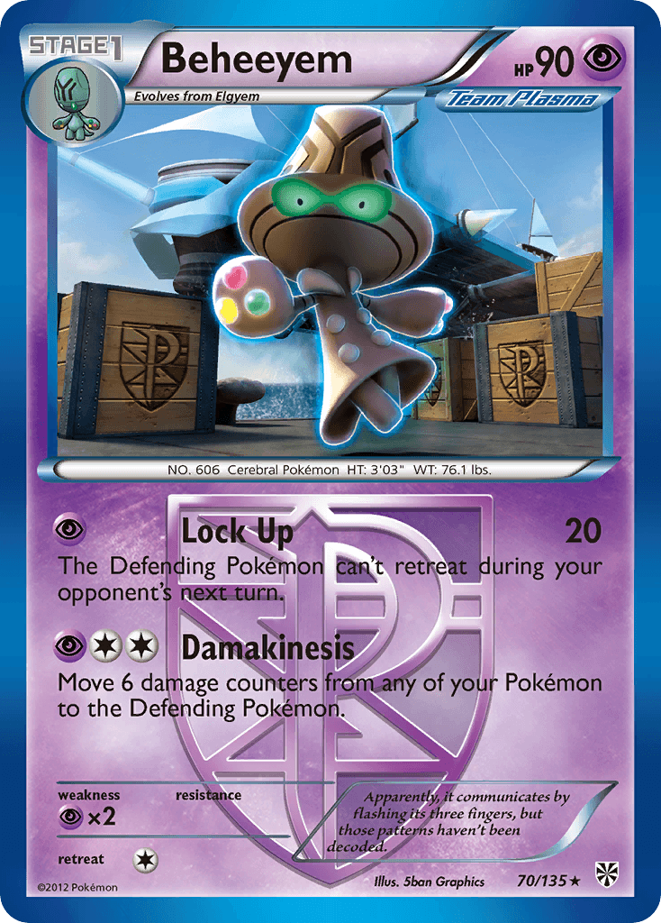 Beheeyem Plasma Storm card