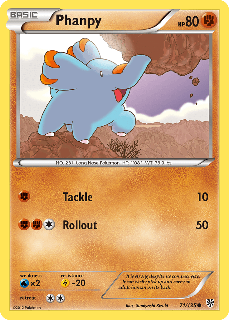 Phanpy Plasma Storm card