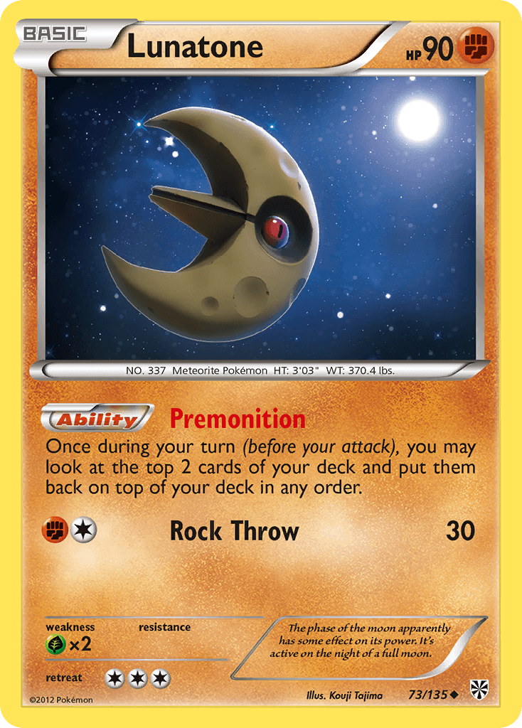 Lunatone Plasma Storm card