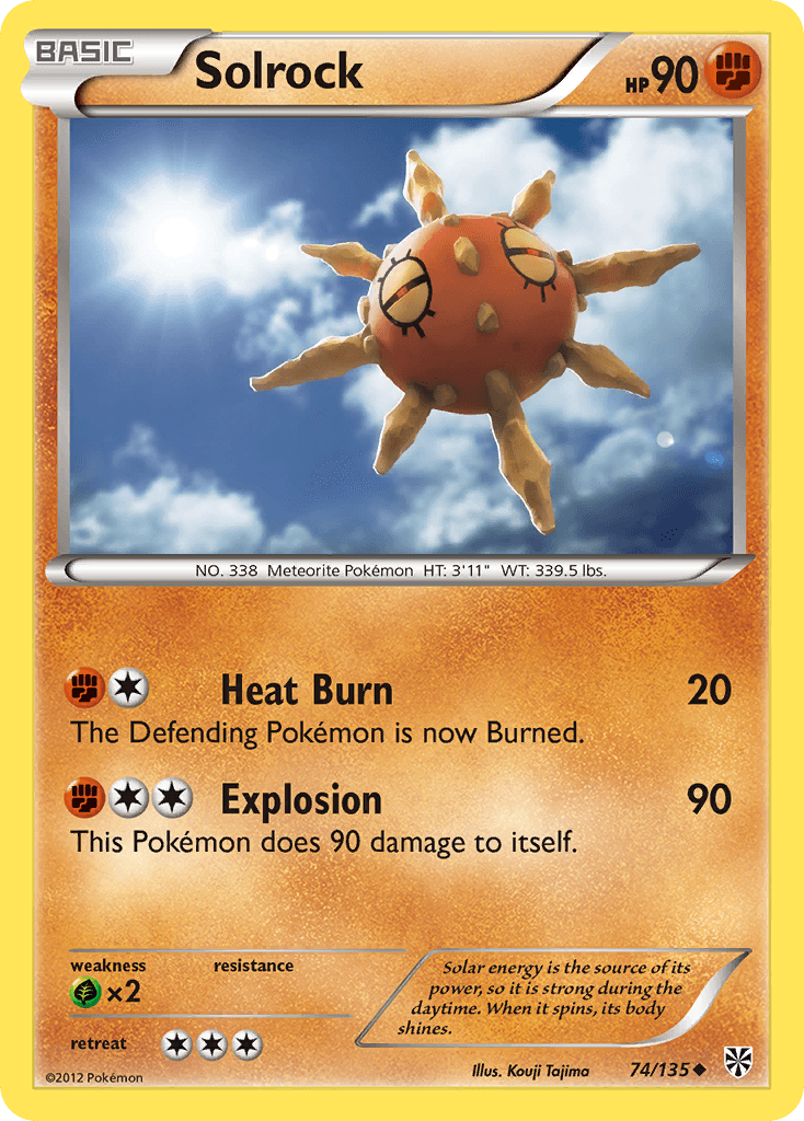 Solrock Plasma Storm card