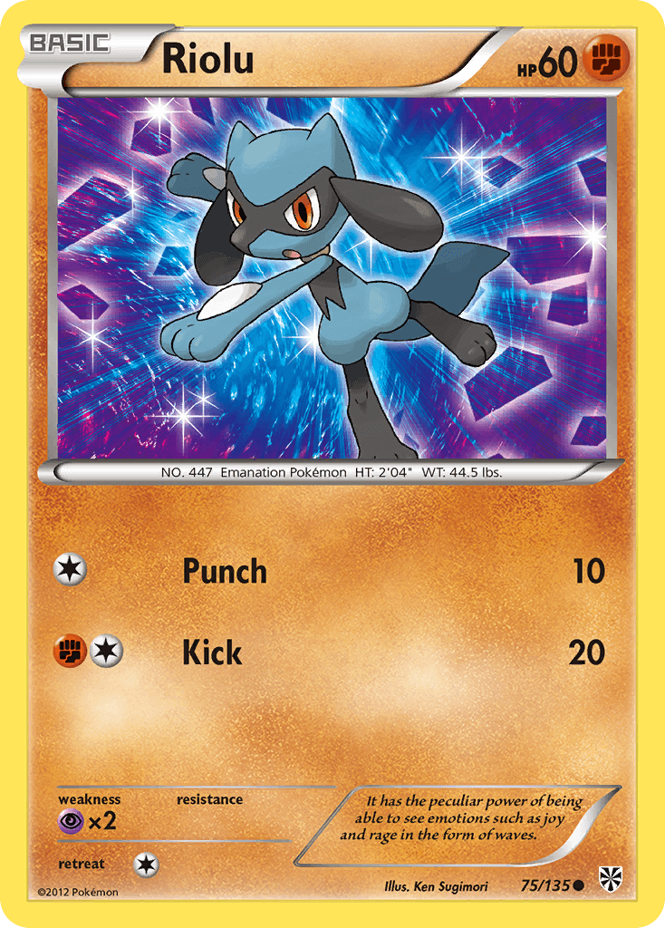 Riolu Plasma Storm card