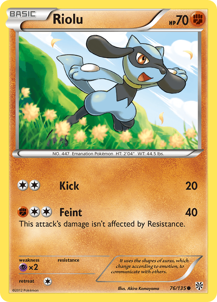 Riolu Plasma Storm card