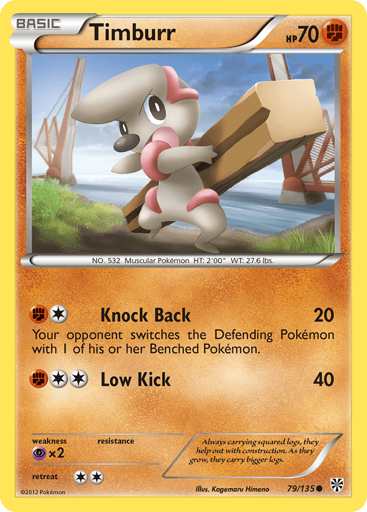 Timburr Plasma Storm card