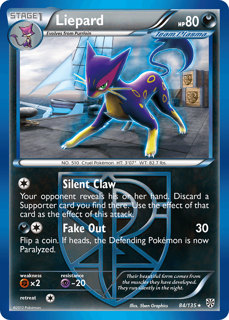 Liepard Plasma Storm card