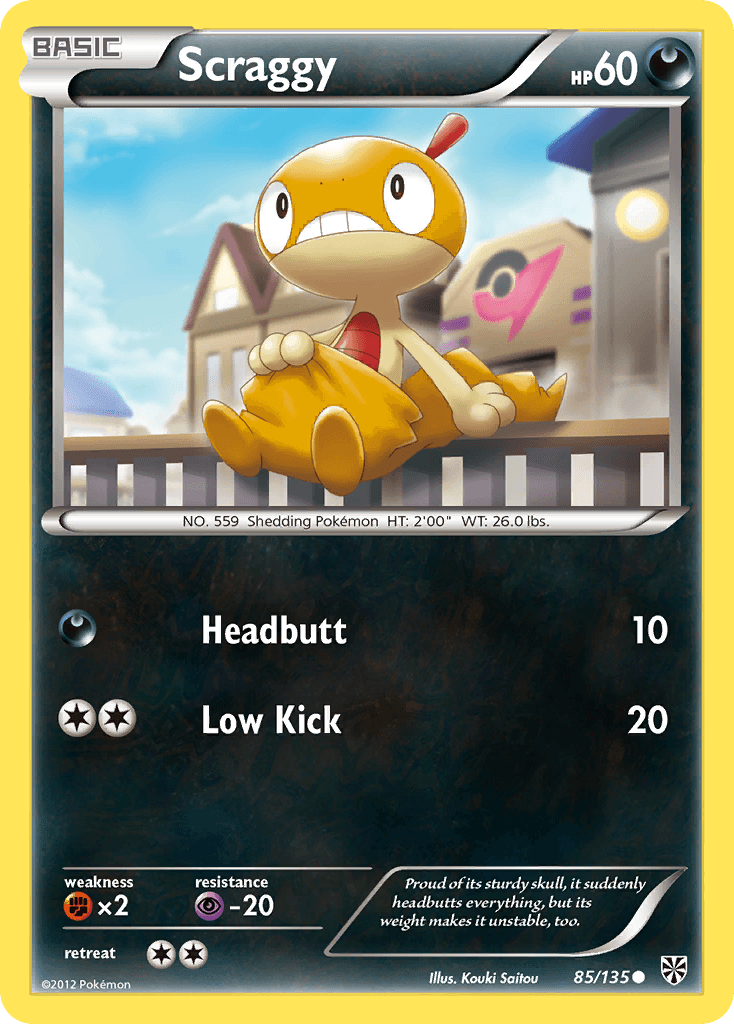 Scraggy Plasma Storm card