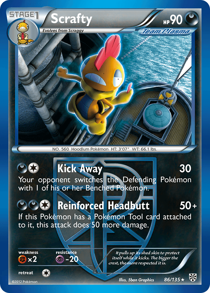 Scrafty Plasma Storm card