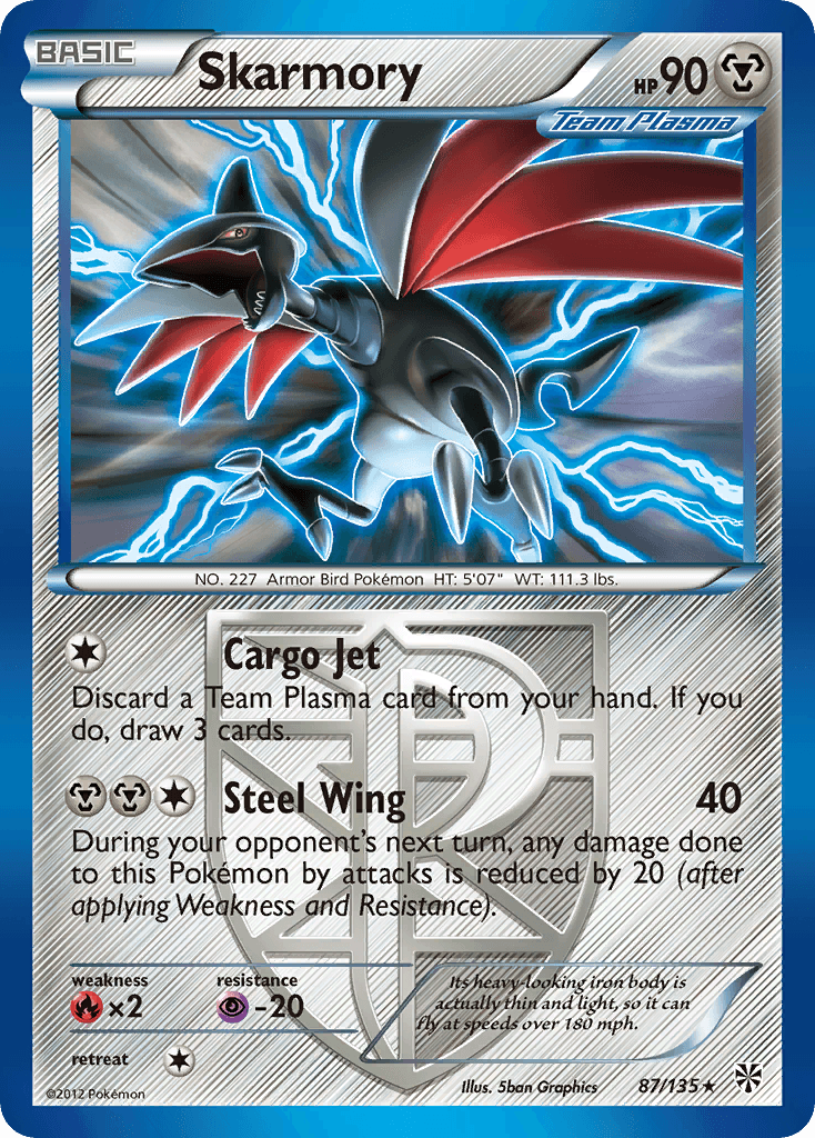 Skarmory Plasma Storm card