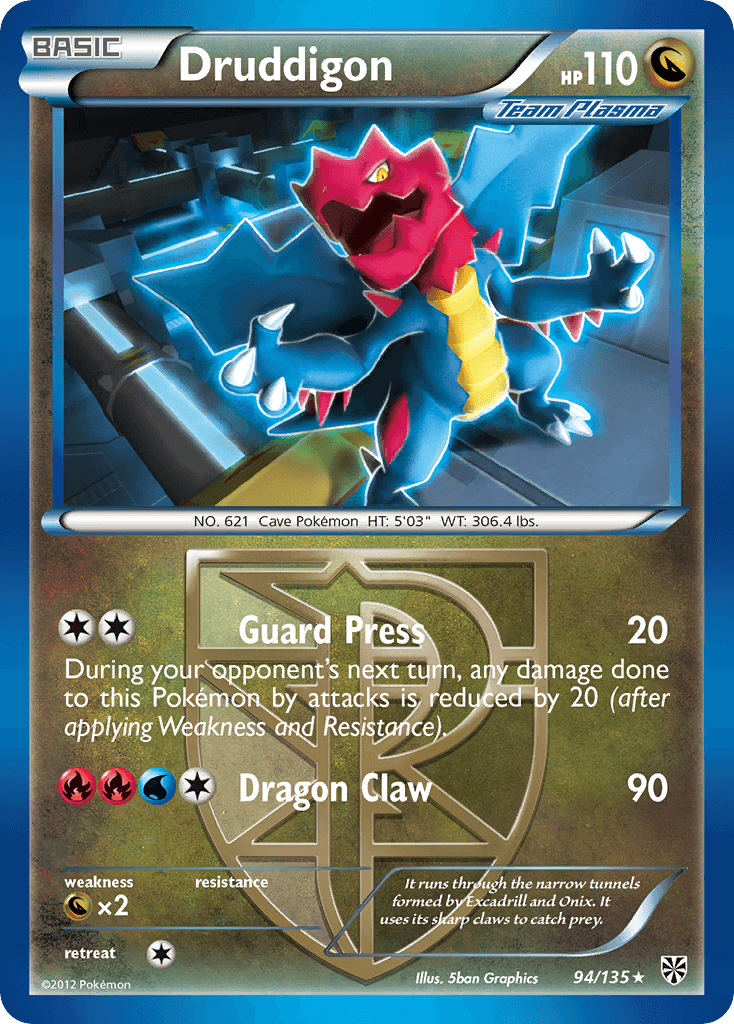 Druddigon Plasma Storm card