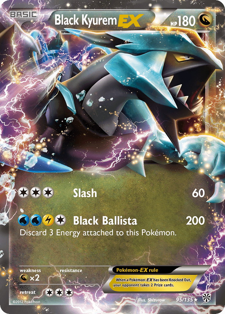 Black Kyurem-EX Plasma Storm card