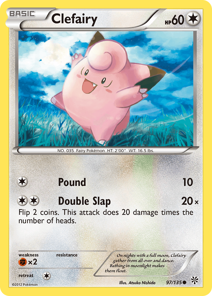 Clefairy Plasma Storm card