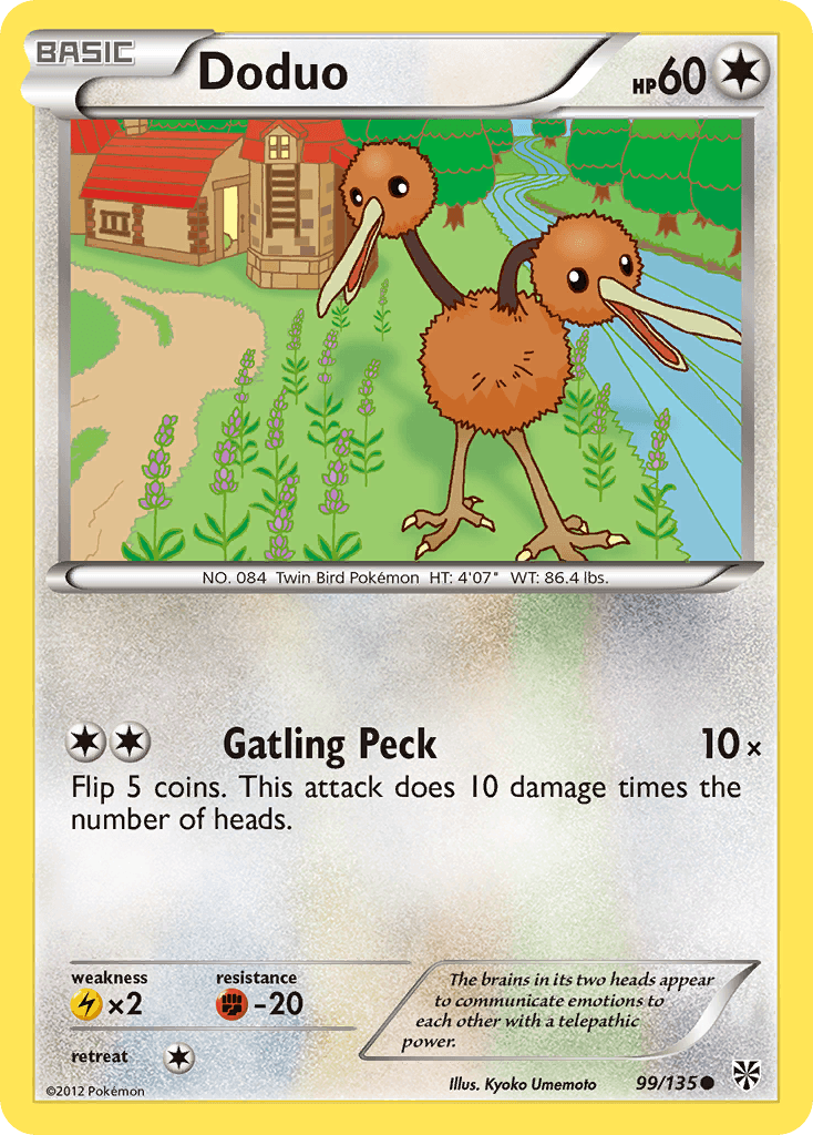 Doduo Plasma Storm card