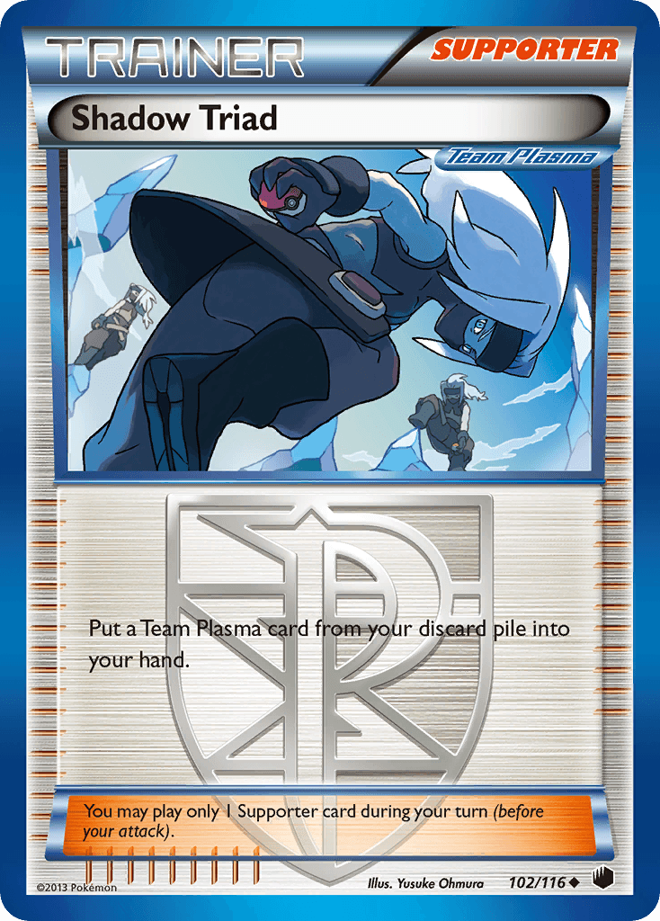 Shadow Triad Plasma Freeze card
