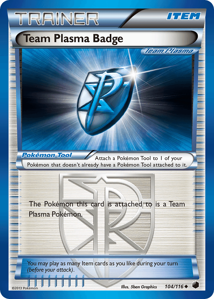 Team Plasma Badge Plasma Freeze card