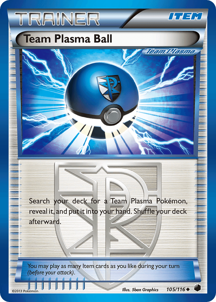 Team Plasma Ball Plasma Freeze card