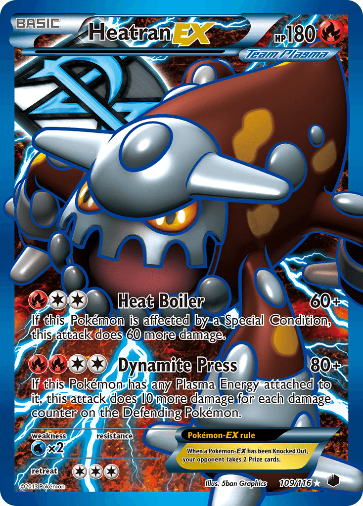 Heatran-EX Plasma Freeze card