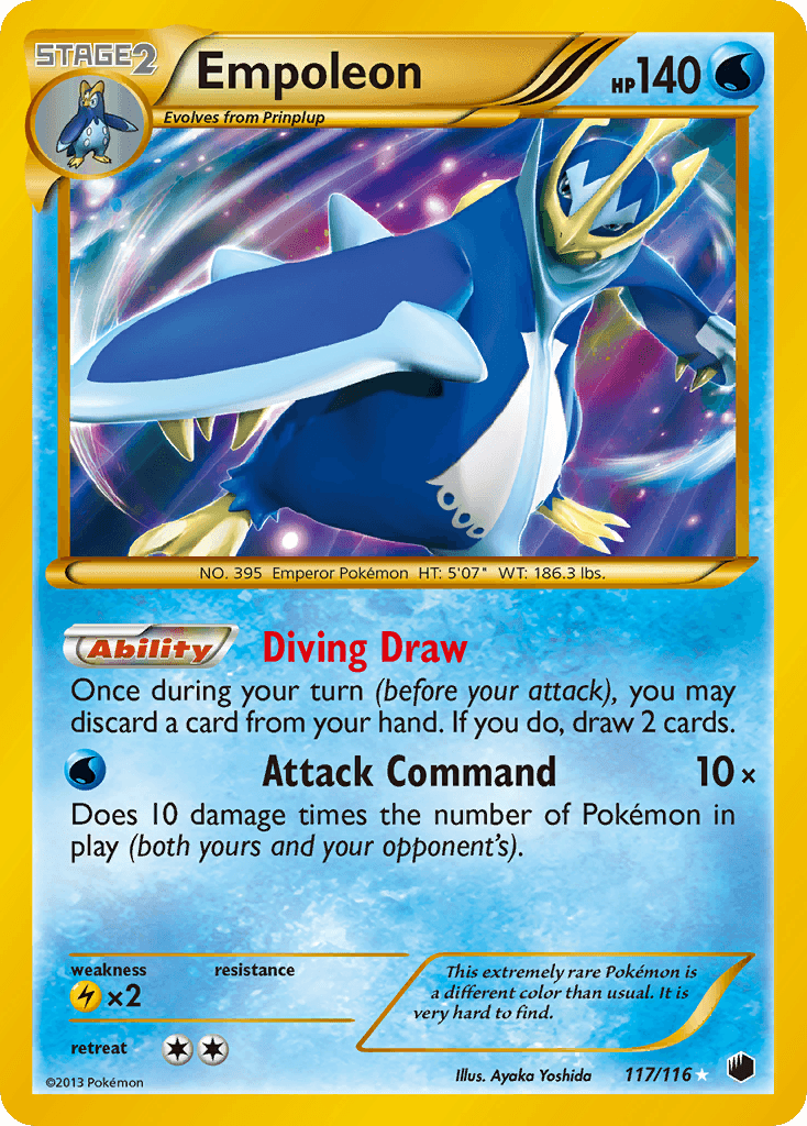 Empoleon Plasma Freeze card