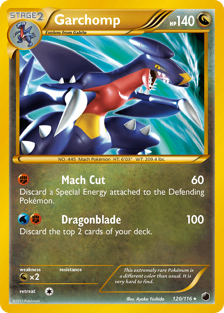 Garchomp Plasma Freeze card