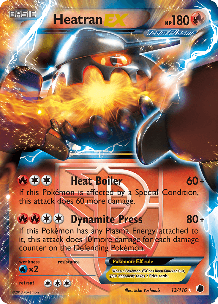 Heatran-EX Plasma Freeze card