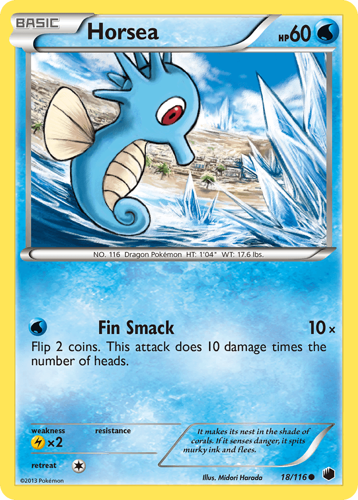 Horsea Plasma Freeze card