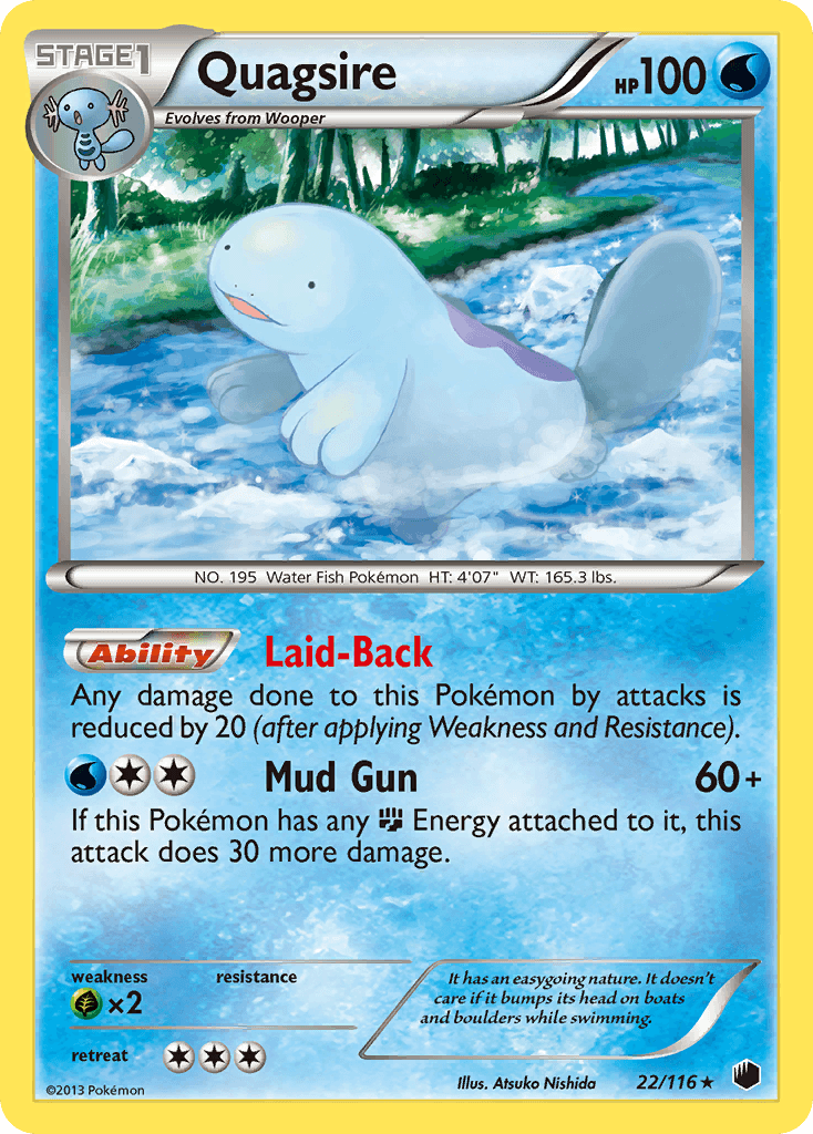 Quagsire Plasma Freeze card