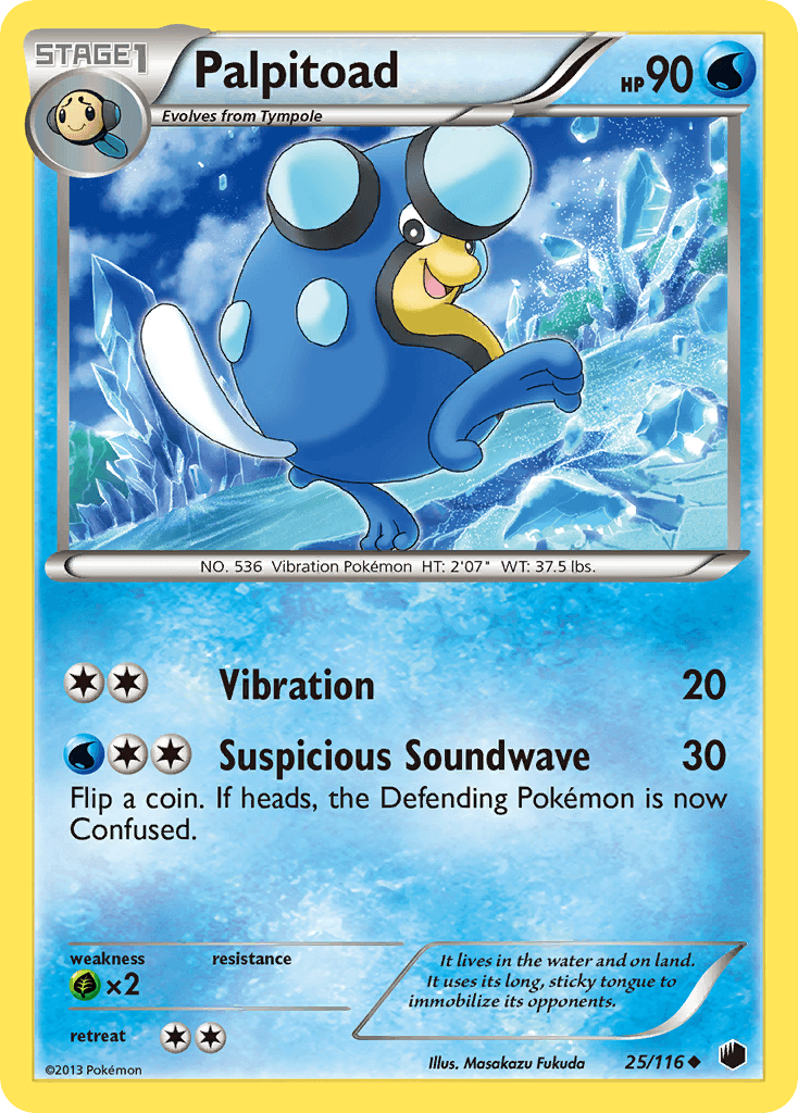 Palpitoad Plasma Freeze card