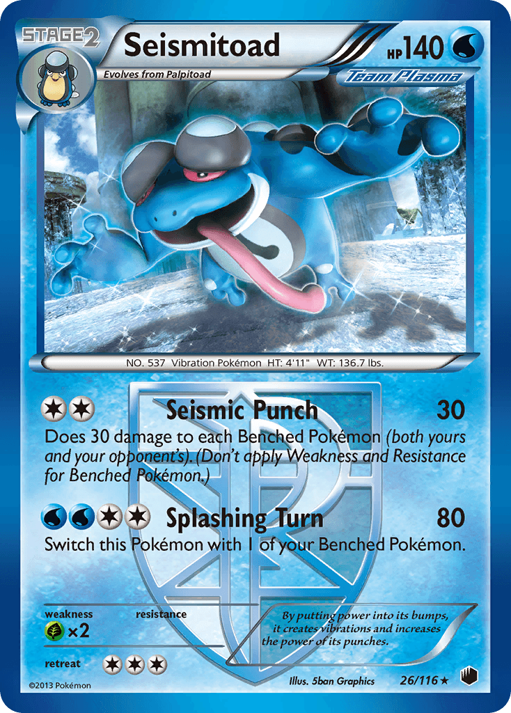 Seismitoad Plasma Freeze card