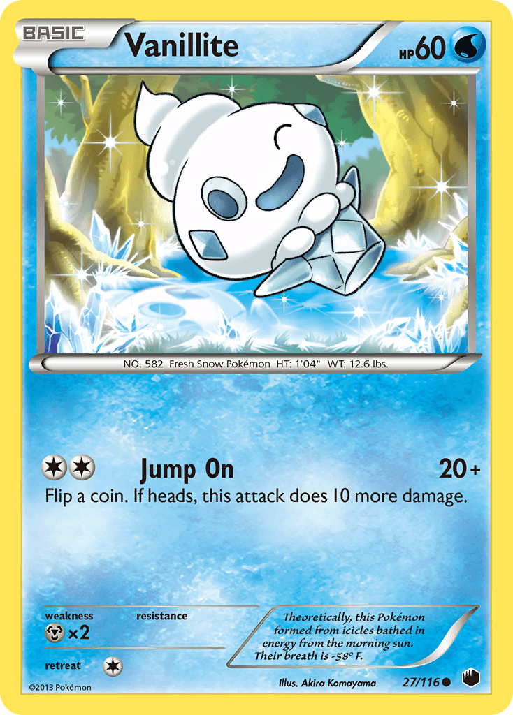 Vanillite Plasma Freeze card