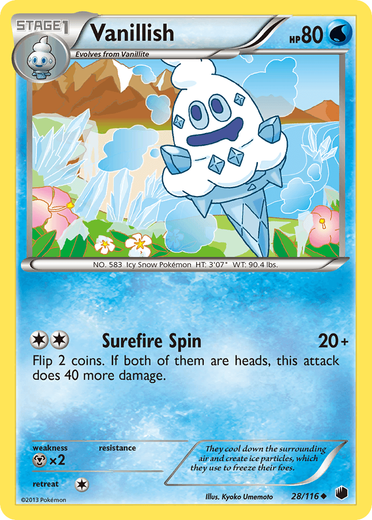 Vanillish Plasma Freeze card