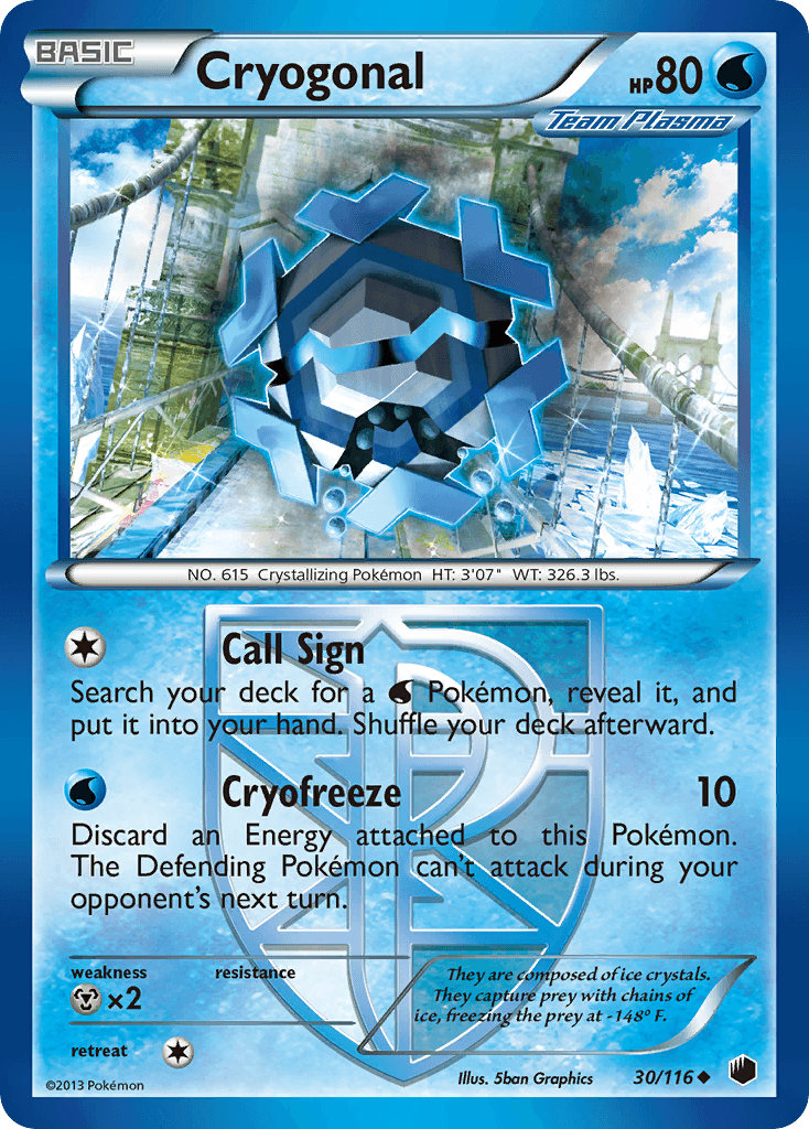 Cryogonal Plasma Freeze card