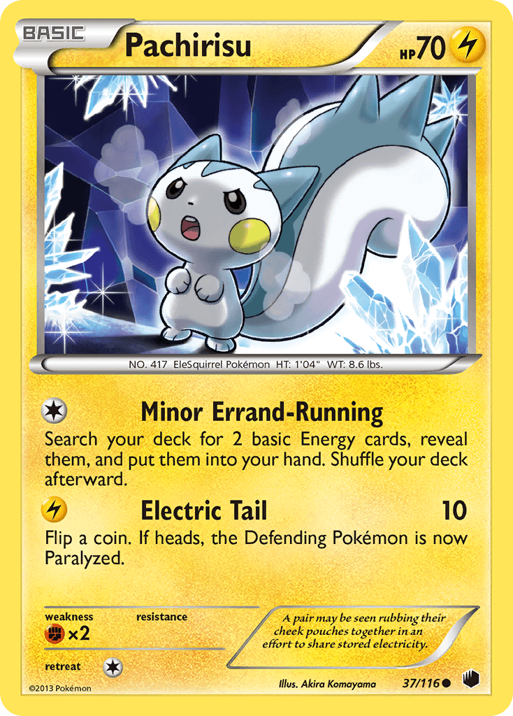 Pachirisu Plasma Freeze card