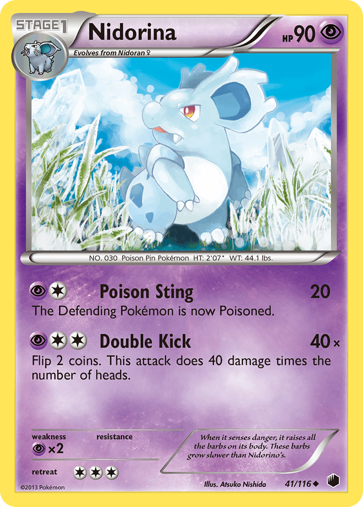 Nidorina 寶可夢 card